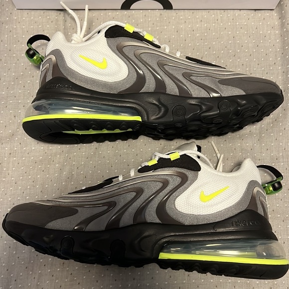 Brand New Sz 10 Air Max 270 React ENG ‘Neon 95’ w/Box - Picture 2 of 7
